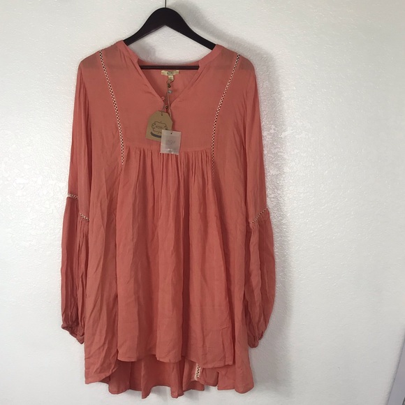 Kori America | Boho Balloon Sleeve Dress - Picture 2 of 12